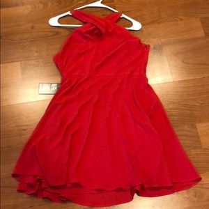 Cross Top Skater Dress